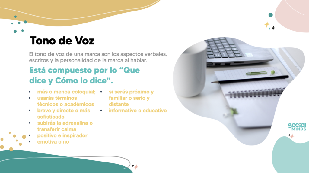 El tono de voz de una marca